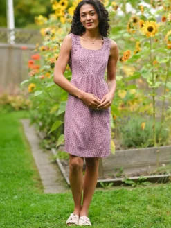 Adelina Short Dress - Amethyst