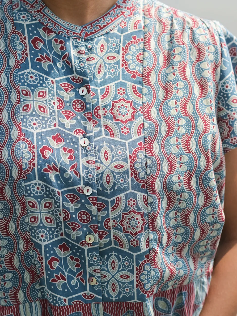 Ancient Indigo Craft Blouse - Indigo
