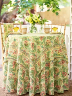 Andaman Round Cloth - Yellow