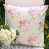 Apple Blossom Cushion Cover - Light Green