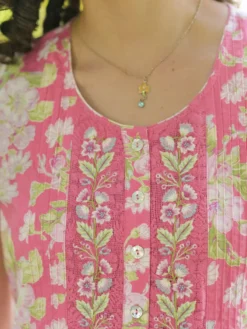 Apple Blossom Porch Dress - Pink
