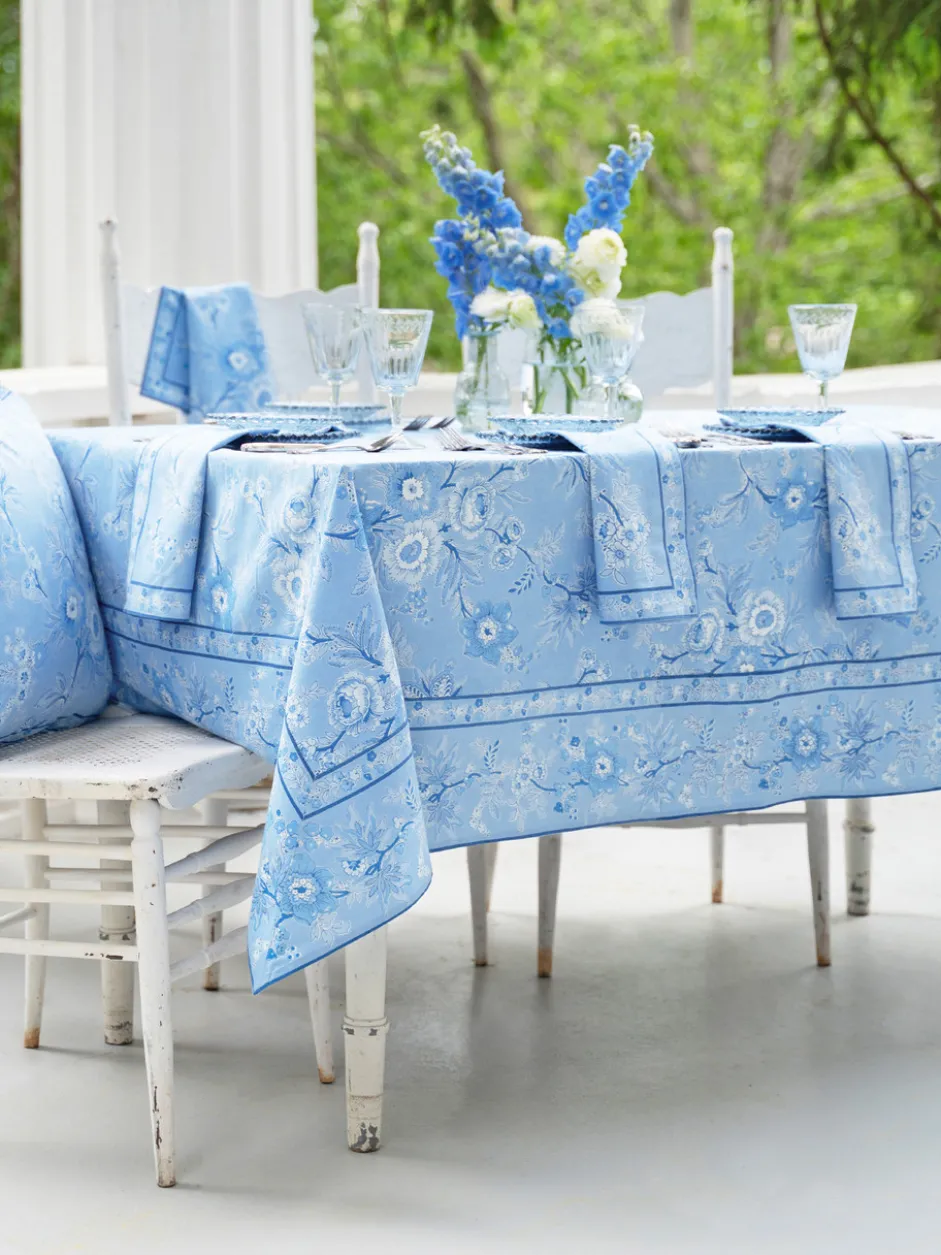 Augustine Tablecloth - Washed Blue