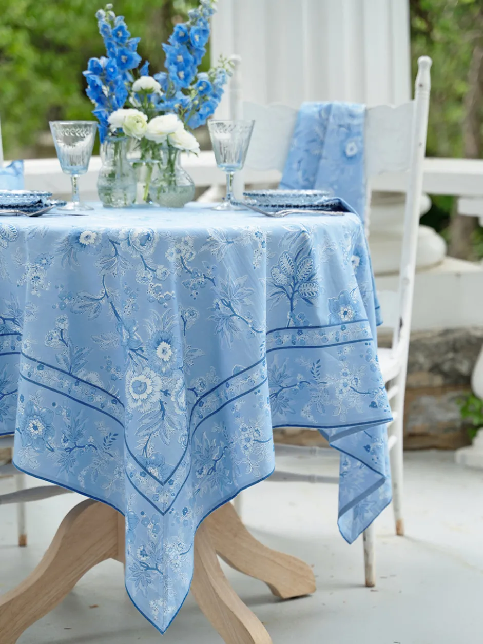 Augustine Tablecloth - Washed Blue