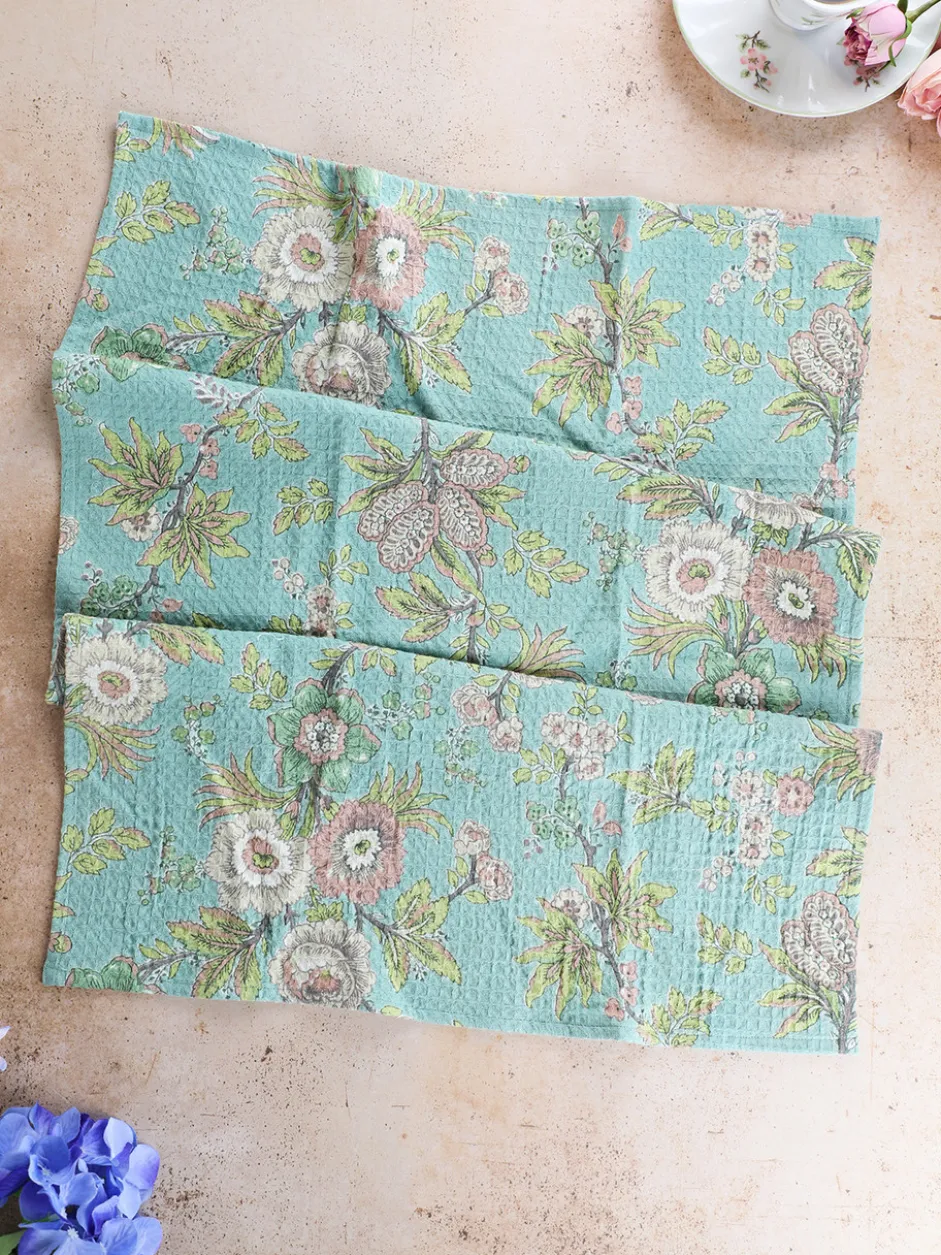 Augustine Tea Towel Set of 2 - Jade