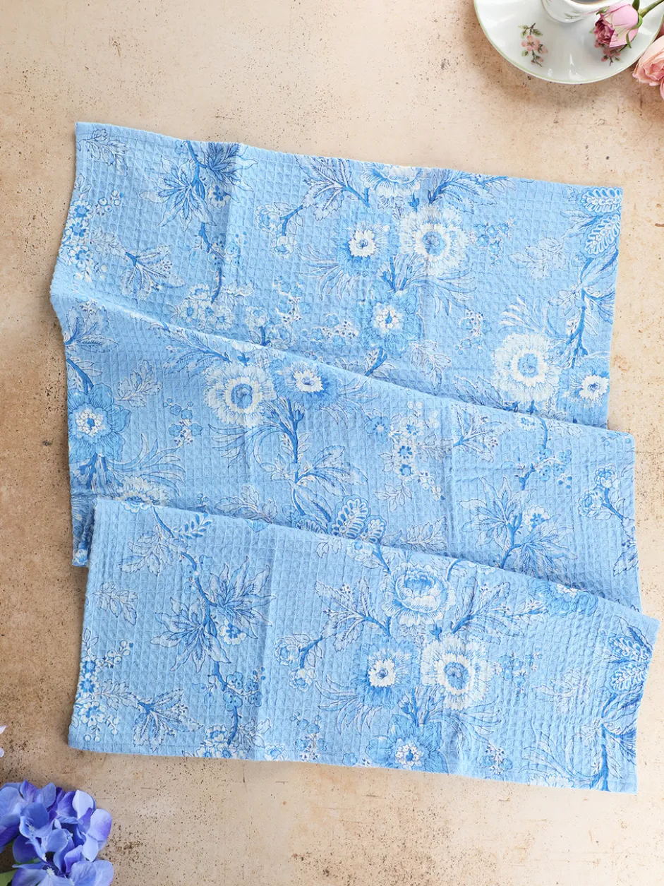 Augustine Tea Towel Set of 2 - Washed Blue