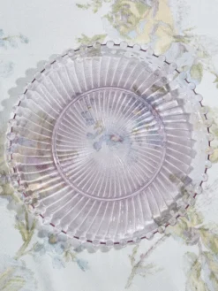 Aurora Glass Plates Set of 4 - Amethyst