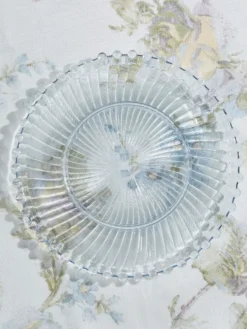 Aurora Glass Plates Set of 4 - Blue