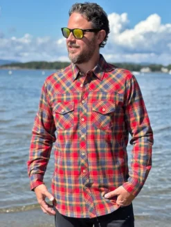 Autumn Flannel Shirt - Red Multi