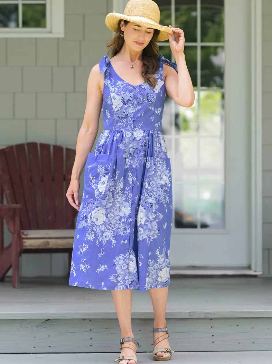 Avonlea Porch Dress - Blue