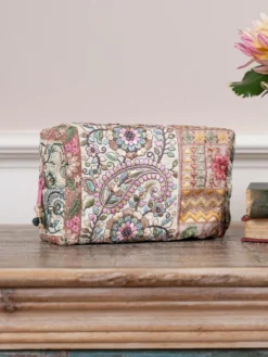 Bel Canto Cosmetic Bag - Aqua Pink