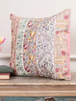 Bel Canto Cushion Cover - Aqua Pink