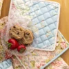 Blanche Patchwork Potholder Set of 2 - Mist
