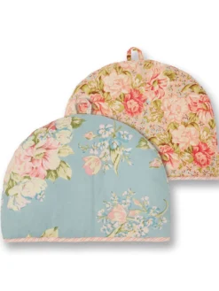 Blanche Patchwork Tea Cozy - Mist