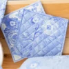 Blue Skies Patchwork Potholder Set of 2 - Blue