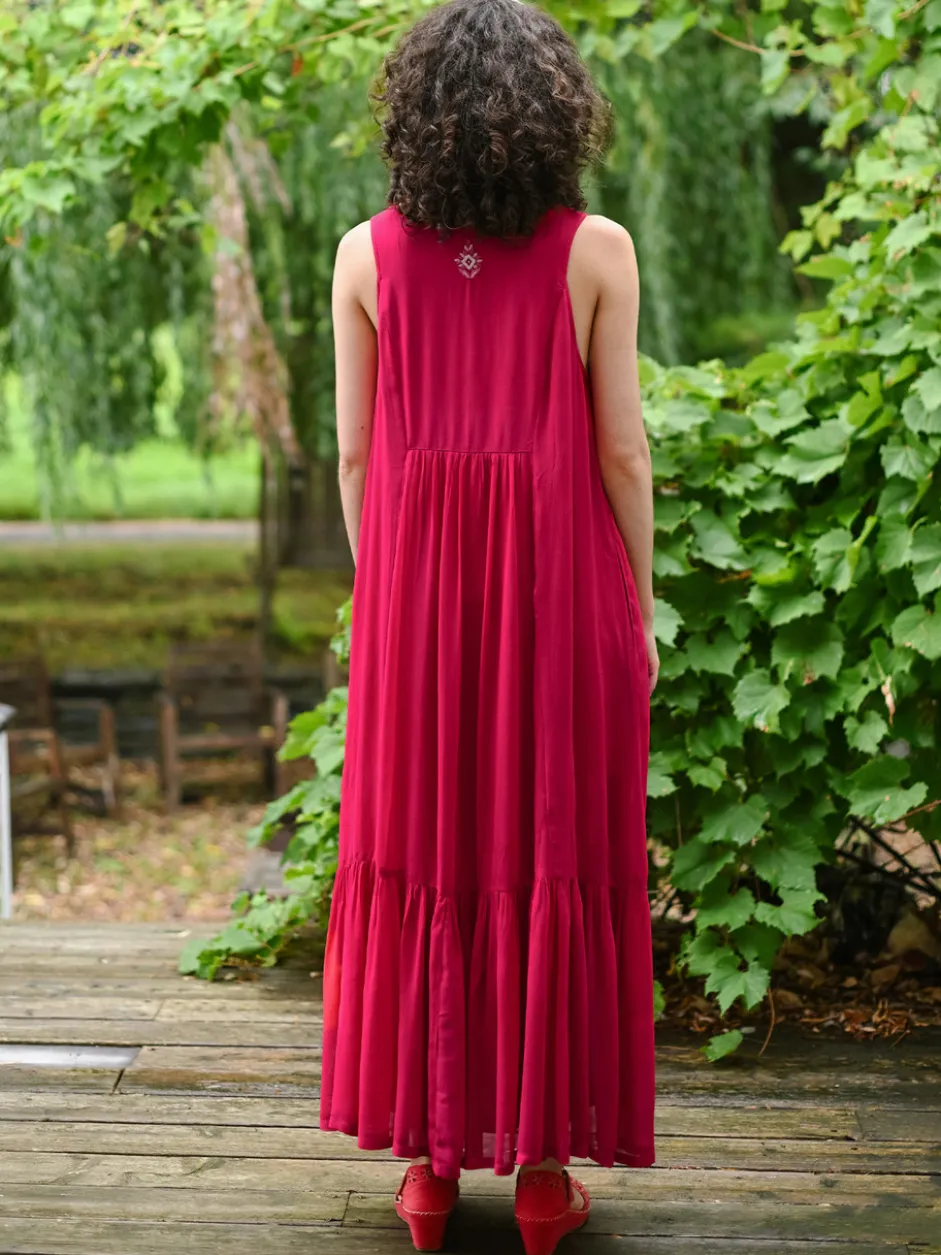 Bollywood Dress - Raspberry