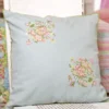 Bouquet Cushion Cover - Aqua