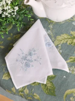 Bride Embroidered Envelope Hankie