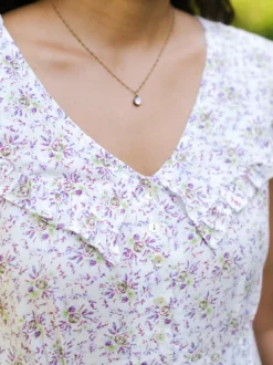 Brighton Garden Dress - White
