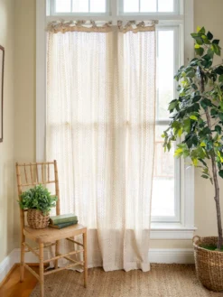 Camelia Curtain - Natural