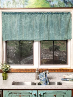 Camelia Valance - Washed Blue