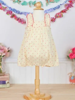 Candy Dot Baby Bubble - Cream