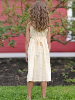 Candy Dot Kids Dress - Cream