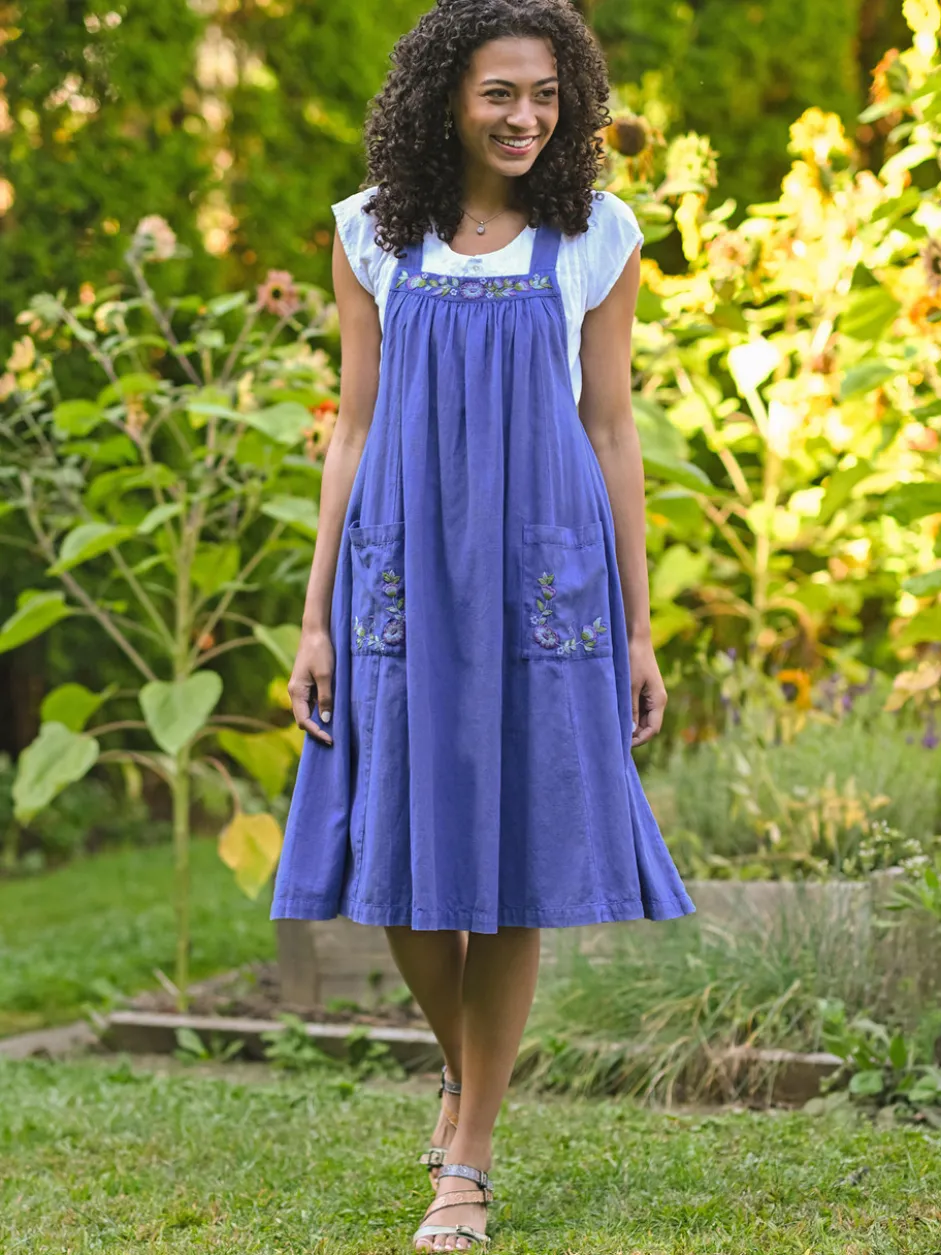 Carmella Pinafore Dress - Periwinkle