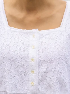 Chantilly Lace Nighty - White