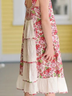 Charleston Kids Dress - White