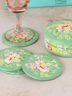 Charming Coaster Set of 4 - Jade