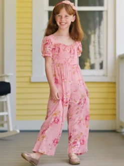 Charming Kids Jumpsuit - Pink