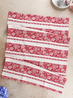 Charm Jacquard Tea Towel Set of 2 - Red
