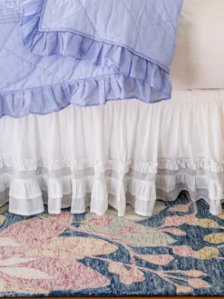 Clara Bedskirt - White
