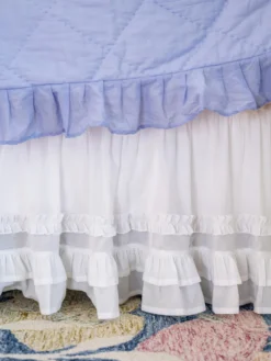 Clara Bedskirt - White