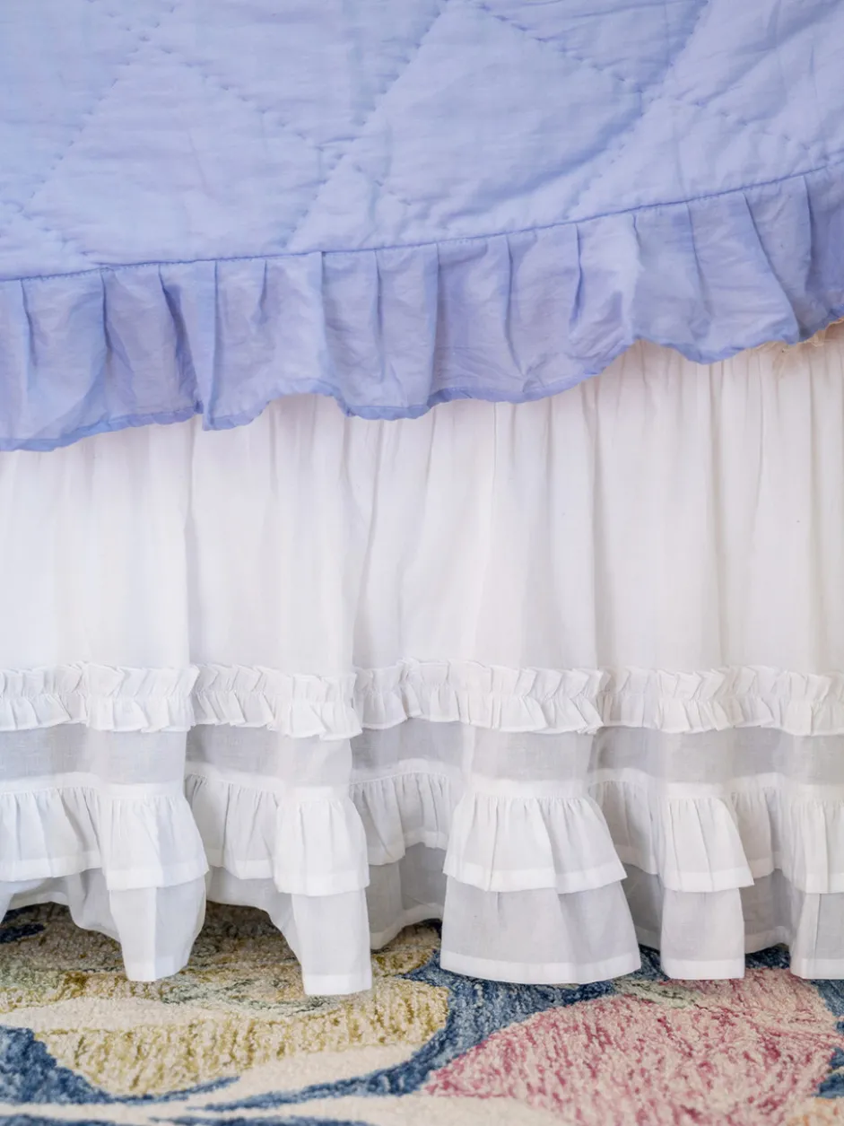 Clara Bedskirt - White