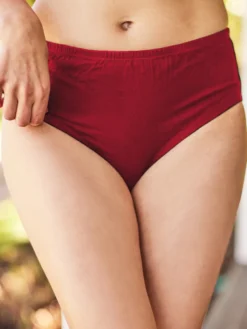 Classic Fit Underwear Set Of 3 - Red