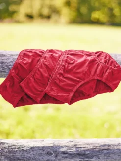 Classic Fit Underwear Set Of 3 - Red