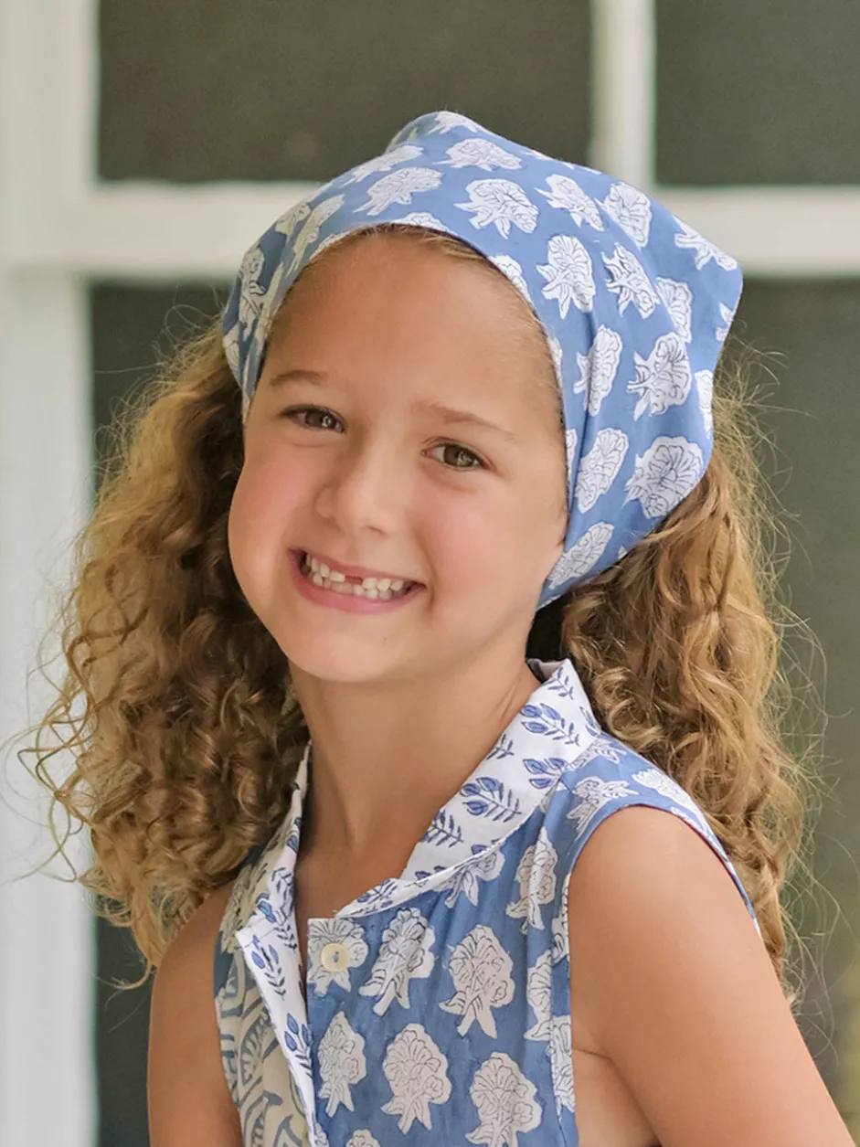Cloud Sky Kids Kerchief - Blue