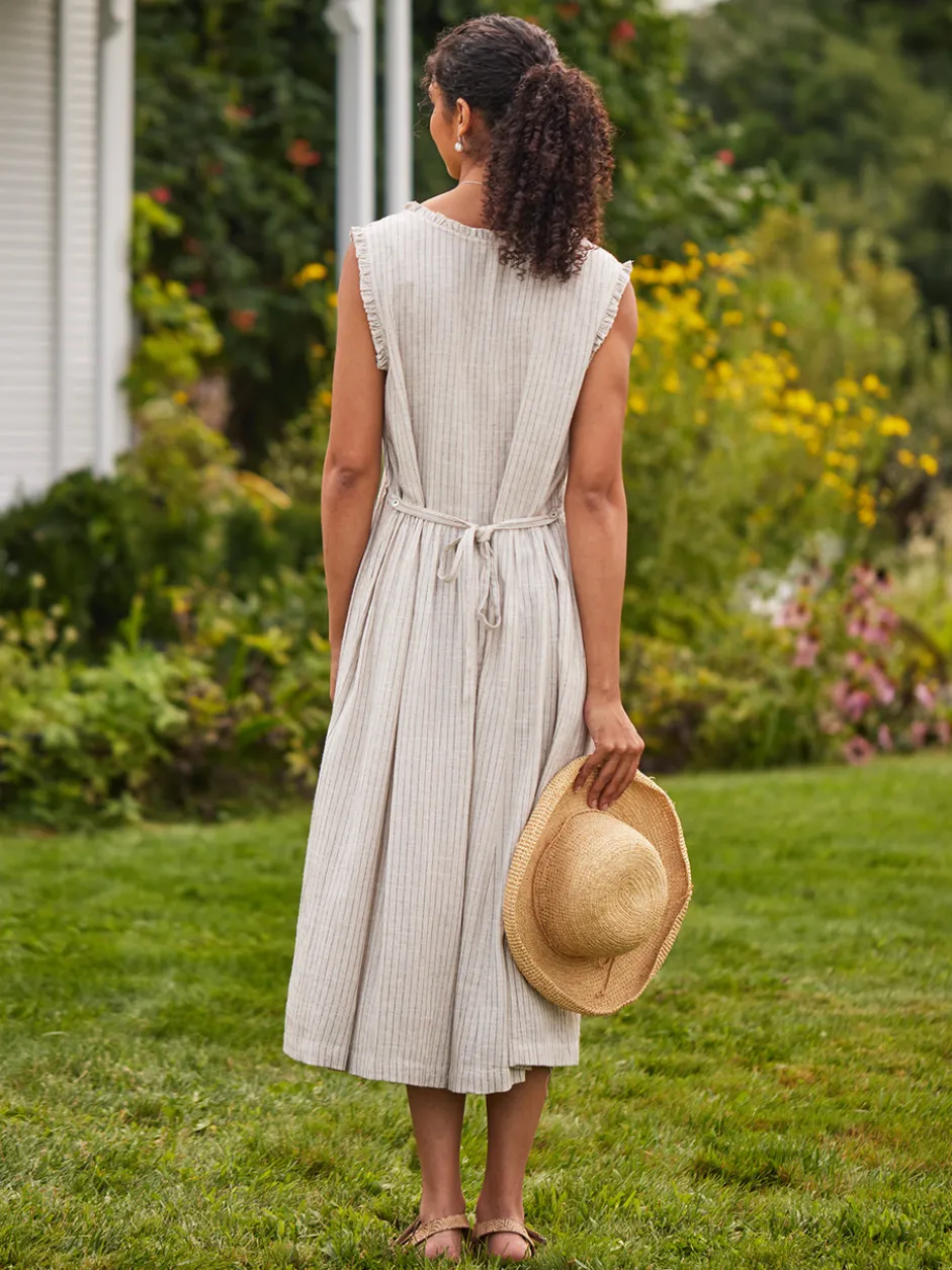 Coastal Stripe Dress - Navy
