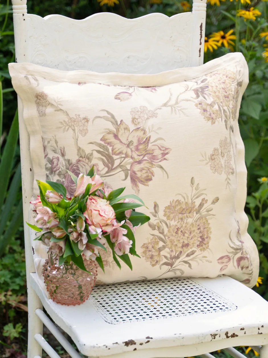 Conservatory Linen Cushion Cover - Ecru
