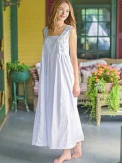 Cornflower Mist Nighty - Mist Blue
