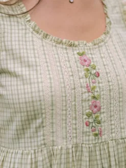 Cottage Essence Dress - Sage