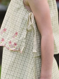 Cottage Essence Kids Dress - Sage