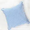 Cottage Gingham Cushion Cover - Blue