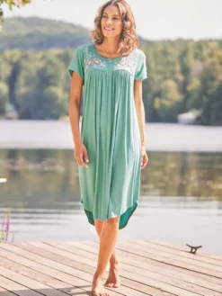 Cottage Nighty - Aqua