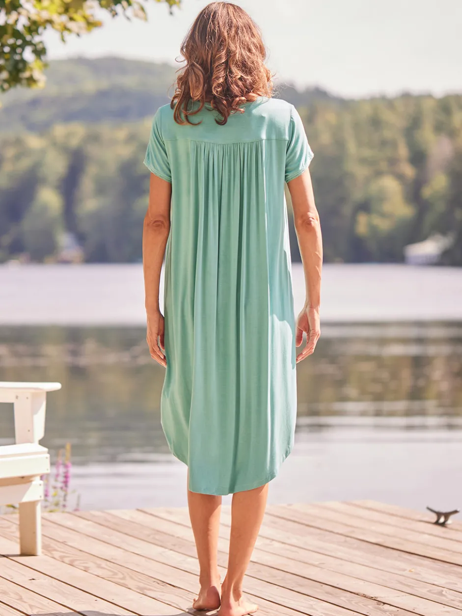 Cottage Nighty - Aqua