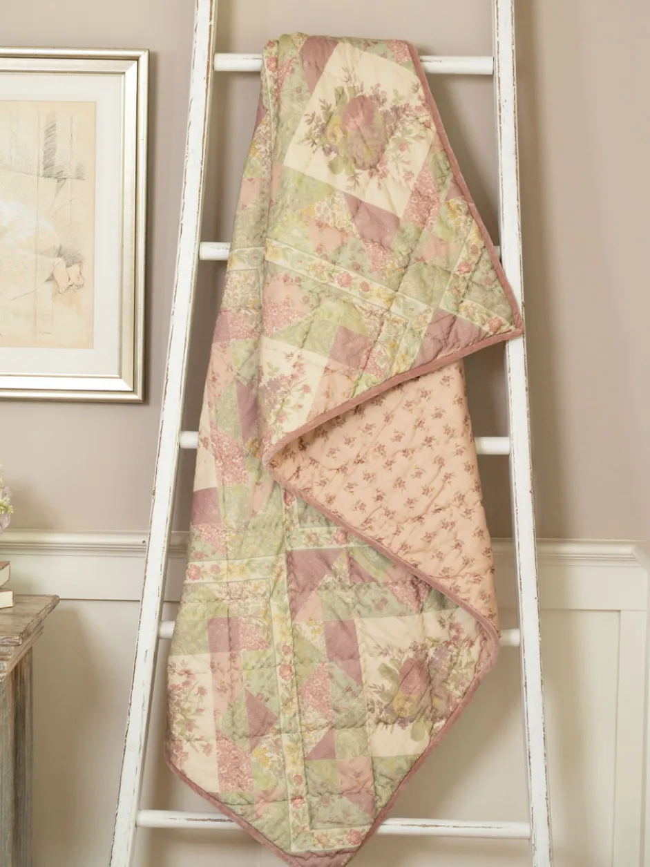 Cottage Patchwork Throw - Amethyst
