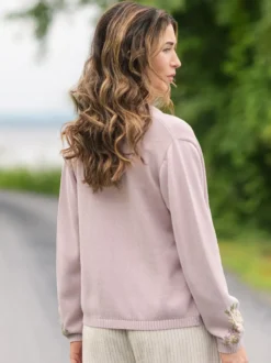Cozy Garden Cardigan - Amethyst