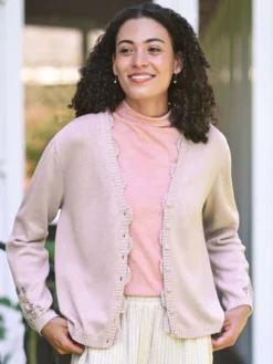 Cozy Garden Cardigan - Amethyst
