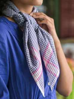 Craft Market Scarf - Navy